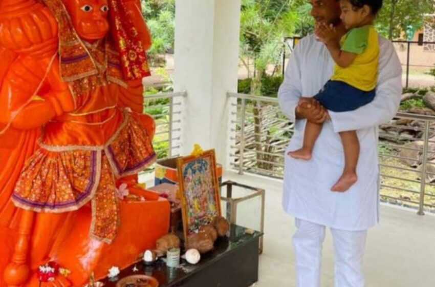  भिलाई नगर विधायक देवेंद्र यादव की नई पहल सेक्टर 9 हनुमान मंदिर में बड़ी प्रतिमा स्थापित होगी