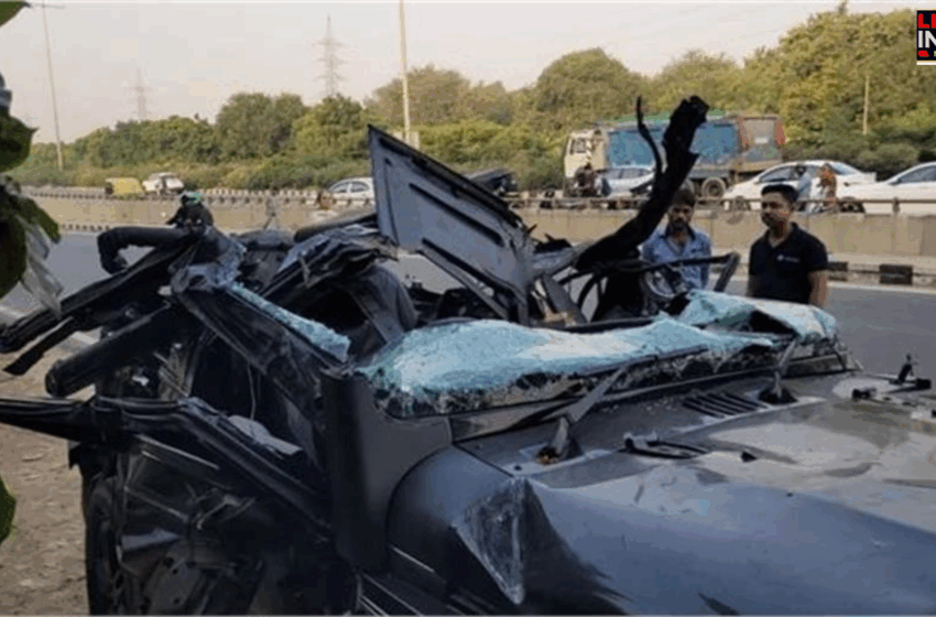  दिल्ली जयपुर नेशनल हाईवे गुरुग्राम में दर्दनाक सड़क हादसा तेज रफ्तार परखच्चे उड़े,पांच लोगों की मौके पर मौत
