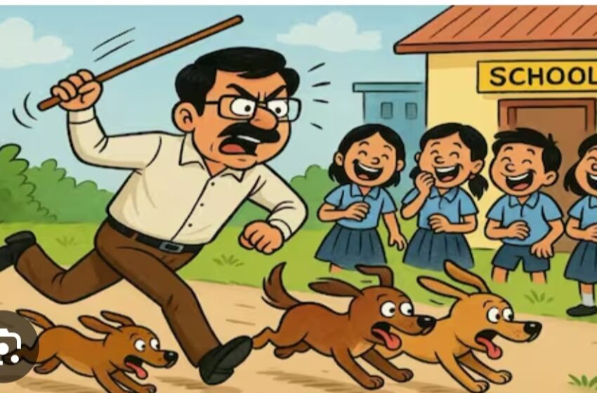  गुरुजी अब पढ़ाएंगे या आवारा कुत्ते भगाएंगे? छत्तीसगढ़ में शिक्षकों को ‘डॉग वॉचर’ बनाने पर मचा बवाल