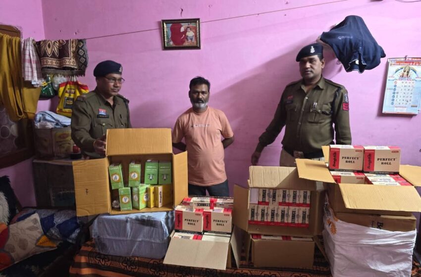  रायपुर पुलिस का नशे के खिलाफ ‘सर्जिकल स्ट्राइक’: ₹2 लाख के रोलिंग पेपर जप्त, 9 दुकानें सील