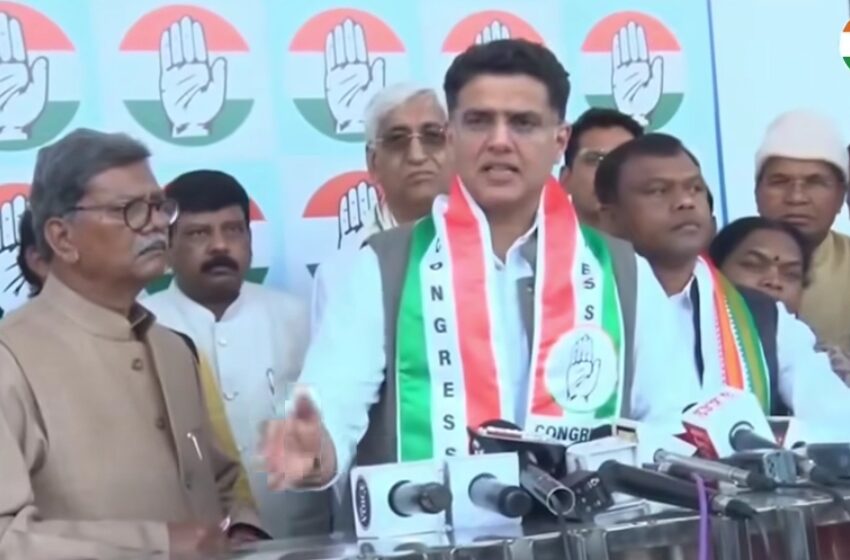  सचिन पायलट का केंद्र पर बड़ा हमला: “मनरेगा का नाम बदलना राष्ट्रपिता का अपमान और गरीबों के पेट पर प्रहार”