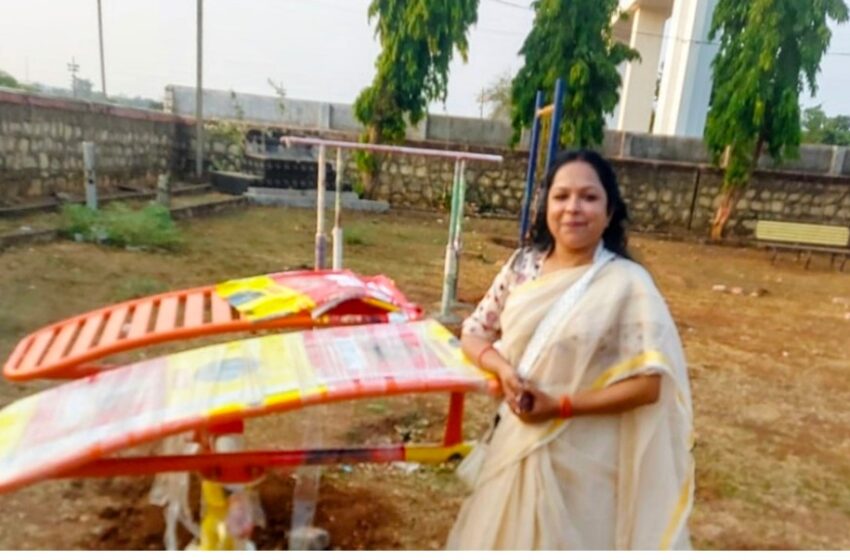  दल्लीराजहरा के वार्ड 26 को मिली ओपन जिम की सौगात; पार्षद टी ज्योति ने जनहित में पार्षद निधि से मंगवाई आधुनिक फिटनेस सामग्री