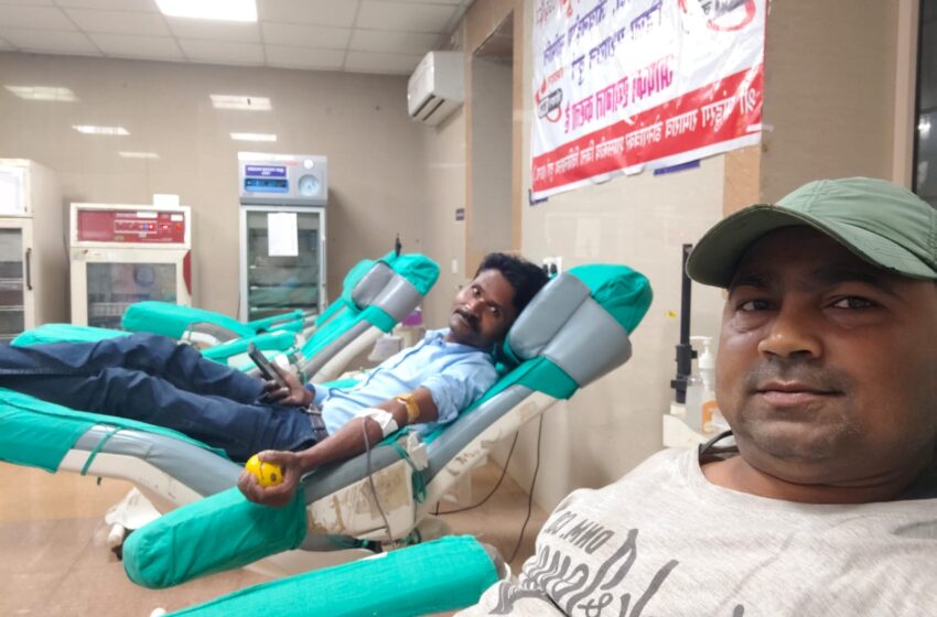  आरवी ग्रुप ने दुर्ग शासकीय अस्पताल में किया रक्तदान, भविष्य में भी मदद के लिए तत्पर