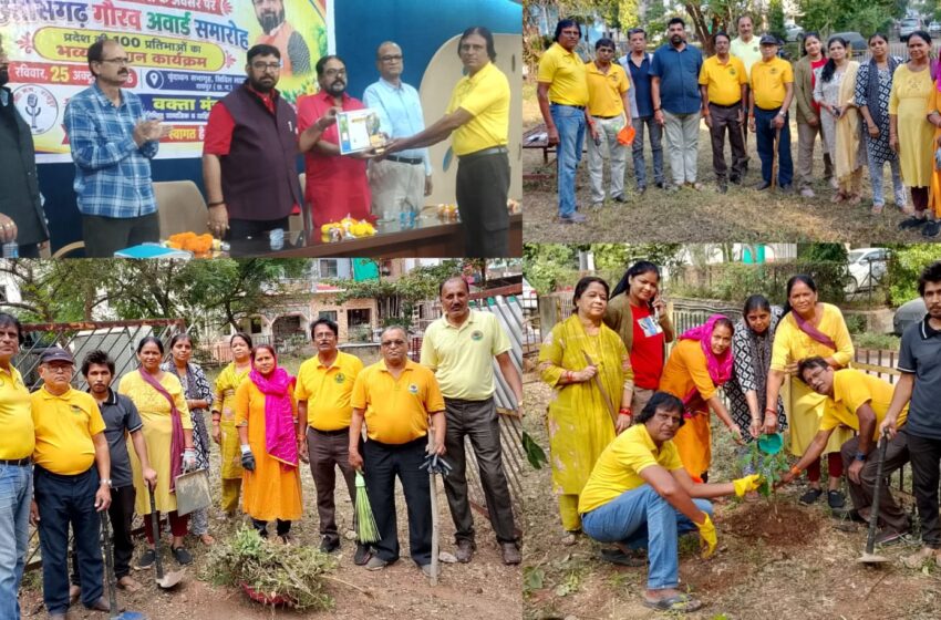  छत्तीसगढ़ गौरव सम्मान से सम्मानित नवनीत हरदेल का पर्यावरण अभियान जारी, तालपुरी में चलाया गया स्वच्छता और पौधारोपण महाअभियान